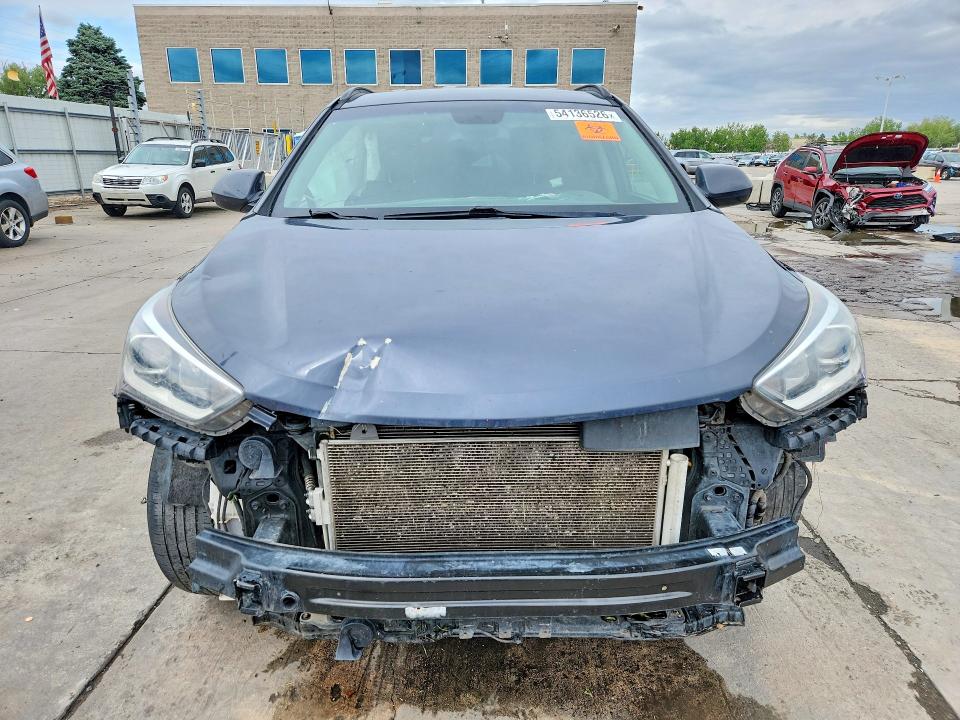 2017 Hyundai Santa fe VIN KM8SMDHF3HU244481 COPART salvage auction — FRONT END, Co - Public - Salvage Title, sold $1,150 on 2026-07-27 (photo 5)