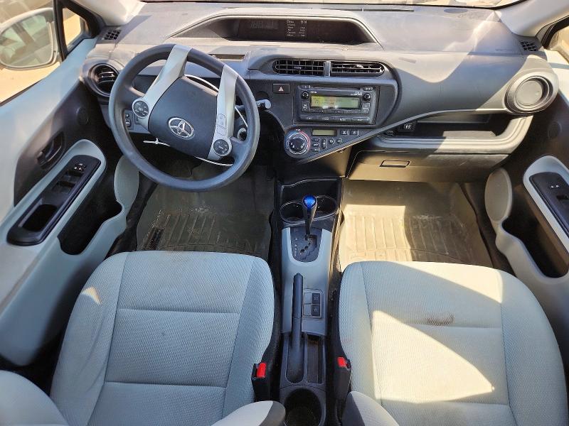 2013 Toyota Prius VIN JTDKDTB36D1050973 COPART salvage auction — FRONT END, Il - Salvage Certificate, sold $800 on 2026-07-07 (photo 8)