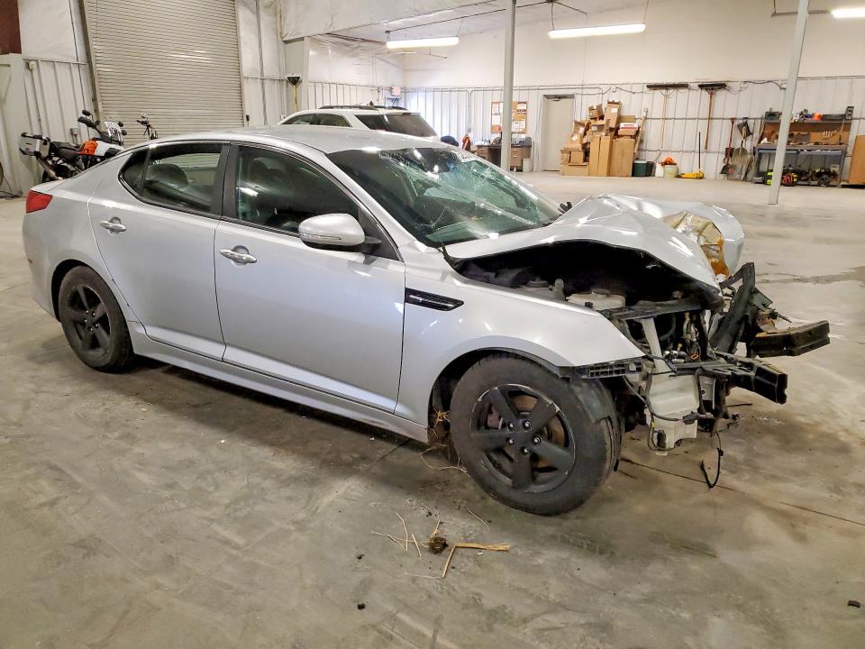 2015 Kia Optima VIN 5XXGM4A74FG491850 COPART salvage auction — FRONT END, Mn - Cert Of Title-Prior Salvage, sold $525 on 2026-07-07 (photo 4)