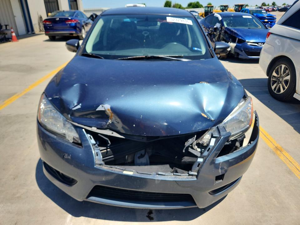2013 Nissan Sentra VIN 3N1AB7AP6DL701995 COPART salvage auction — FRONT END, Ky - Cert Of Title-Salvage, sold $350 on 2026-07-02 (photo 5)