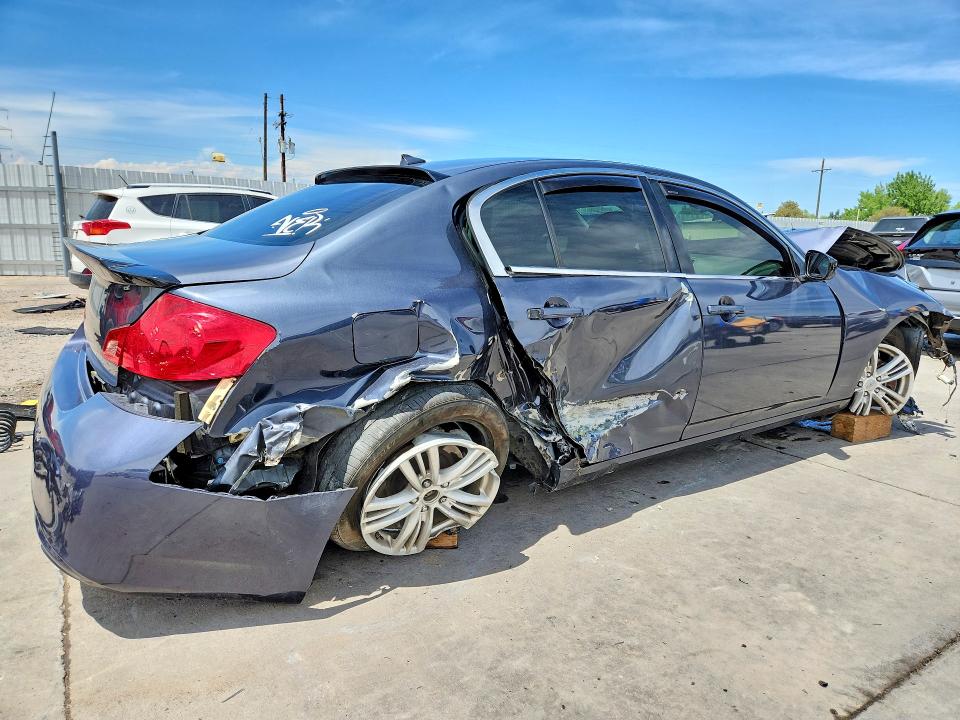 2012 Infiniti VIN JN1CV6ARXCM970792 COPART salvage auction — FRONT END, Co - Public - Salvage Title, sold $375 on 2026-07-27 (photo 3)