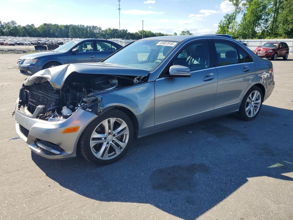 2014 Mercedes-benz VIN WDDGF4HB8EA924199 COPART salvage auction — UNDERCARRIAGE, Nc - Salvage Certificate Of Title, sold $250 on 2026-07-28 (photo 1)