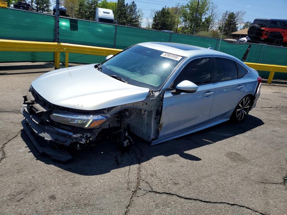 2023 Honda Civic VIN 2HGFE1F74PH310231 COPART salvage auction — UNDERCARRIAGE, Co - Public - Salvage Title, sold $7,200 on 2026-07-02 (photo 1)