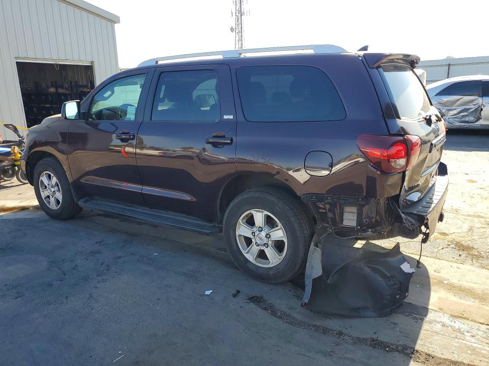 2018 Toyota Sequoia VIN 5TDZY5G13JS069355 COPART salvage auction — REAR END, Ca - Salvage Certificate, sold $7,400 on 2026-07-09 (photo 2)