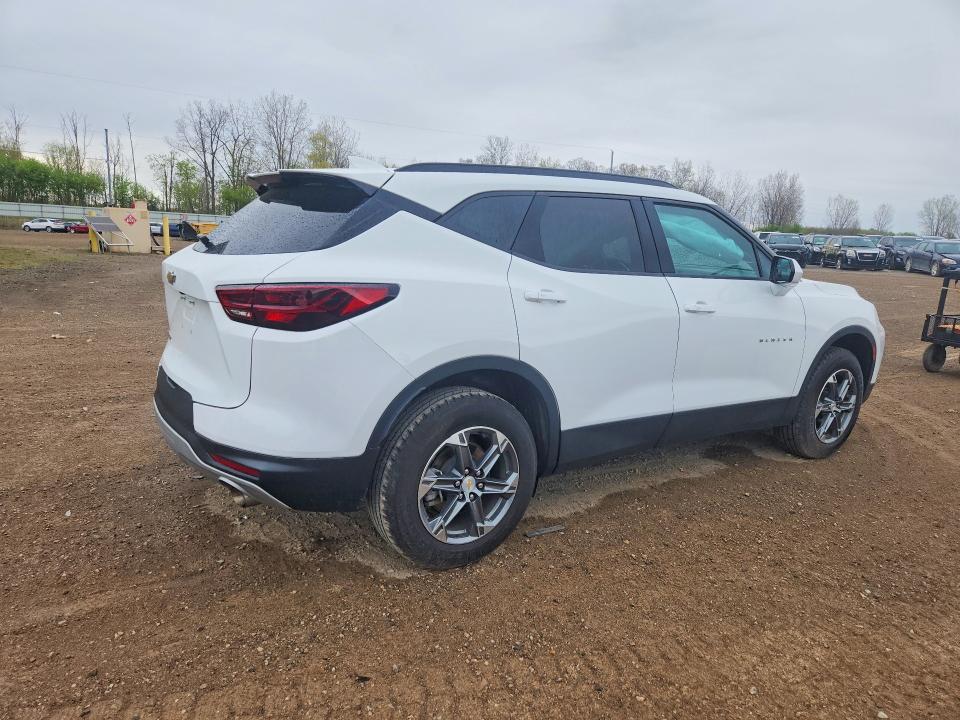 2024 Chevrolet Blazer VIN 3GNKBCR48RS165222 COPART salvage auction — SIDE, Mi - Certificate Of Title, sold $11,100 on 2026-07-22 (photo 3)