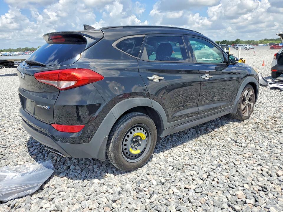 2016 Hyundai Tucson VIN KM8J33A22GU085600 COPART salvage auction — HAIL, FL - CERT OF TITLE SLVG REBUILDABLE, sold $2,700 on 2026-07-24 (photo 3)