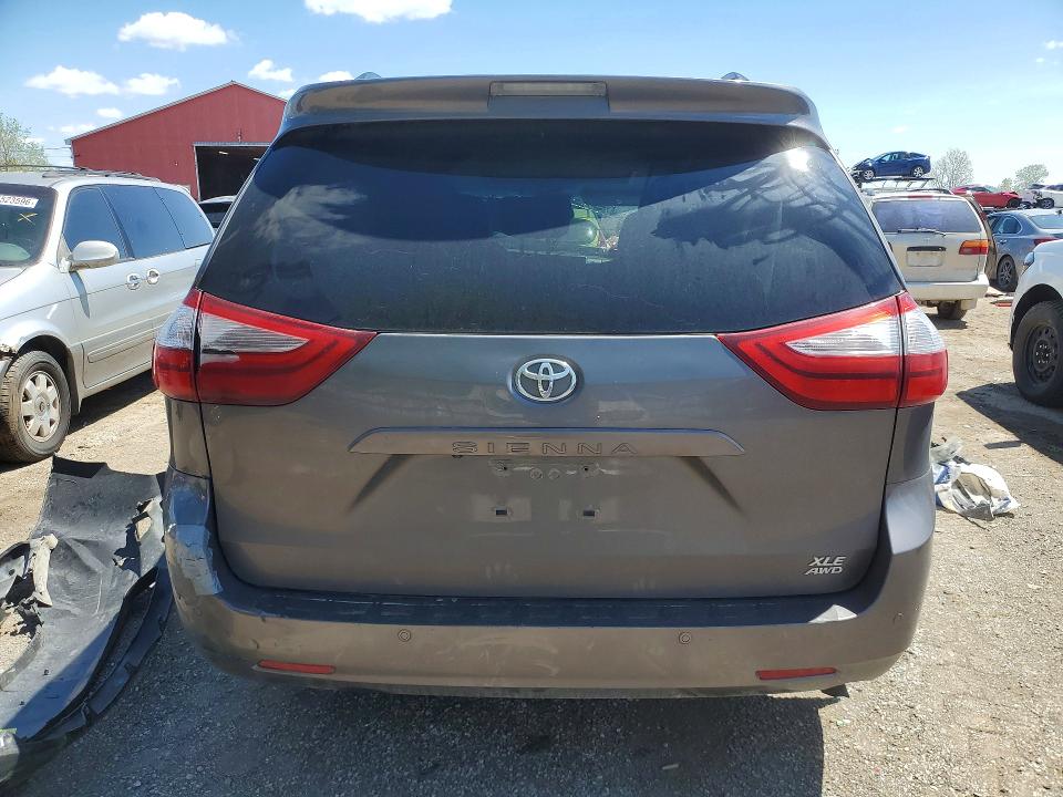 2017 Toyota Sienna VIN 5TDDZ3DC4HS160484 COPART salvage auction — FRONT END, On - Permit Salvage, sold $2,400 on 2026-07-07 (photo 6)