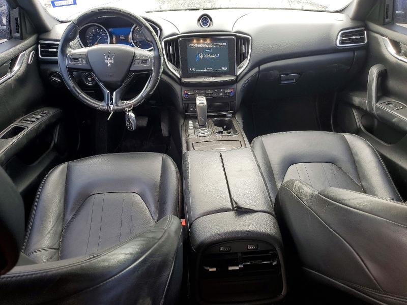 2019 Maserati Ghibli VIN ZAM57XSAXK1311072 COPART salvage auction — FRONT END, Tx - Salvage Vehicle Title, sold $6,700 on 2026-07-31 (photo 8)