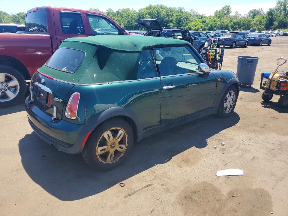 2008 Mini Cooper VIN WMWRF33558TG18388 COPART salvage auction — WATER/FLOOD, Ct - Cert Of Title-Flood Salvage, sold $450 on 2026-07-17 (photo 3)