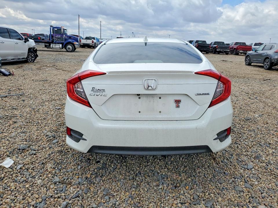 2018 Honda Civic VIN JHMFC1F95JX022807 COPART salvage auction — FRONT END, Tx - Salvage Vehicle Title, sold $1,650 on 2026-07-14 (photo 6)