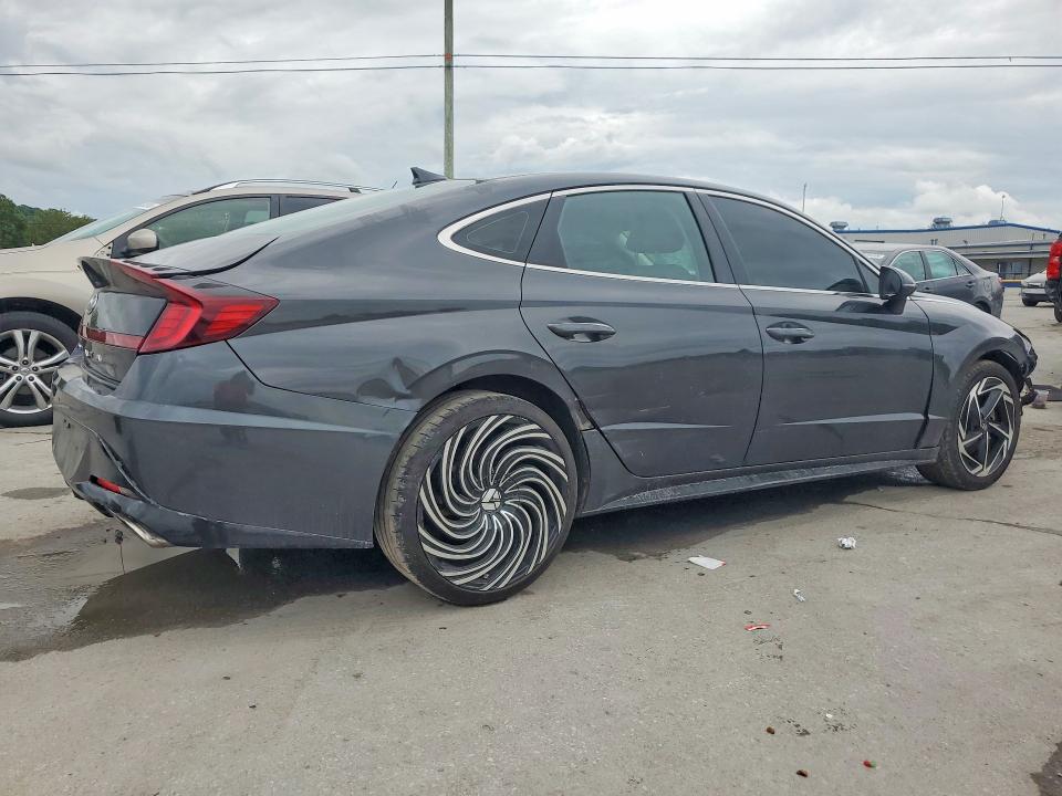2020 Hyundai Sonata VIN 5NPEF4JA8LH054043 COPART salvage auction — FRONT END, Tn - Certificate Of Title, sold $3,700 on 2026-07-21 (photo 3)