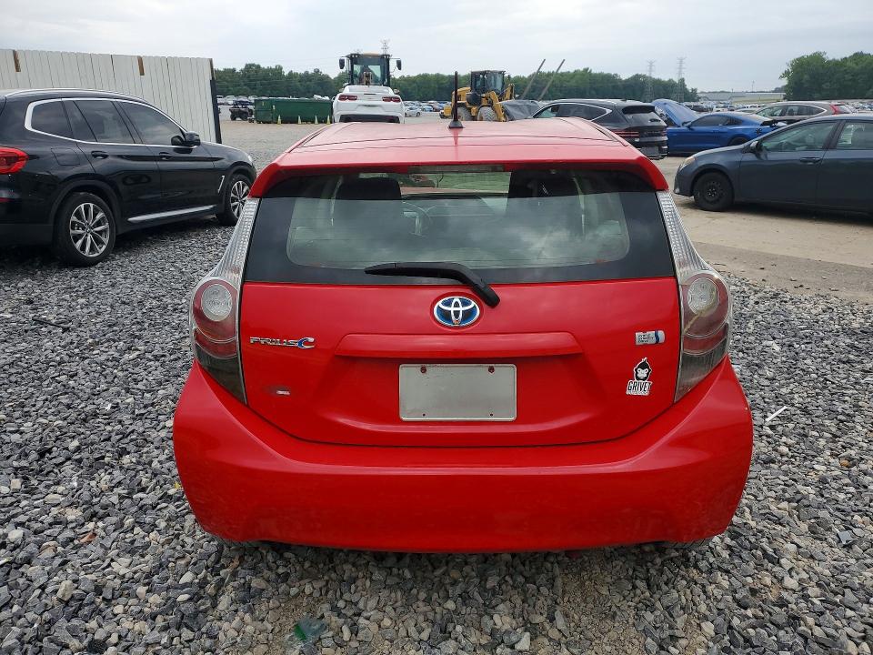 2013 Toyota Prius VIN JTDKDTB36D1551930 COPART salvage auction — FRONT END, Tn - Salvage Certificate, sold $1,000 on 2026-07-02 (photo 6)