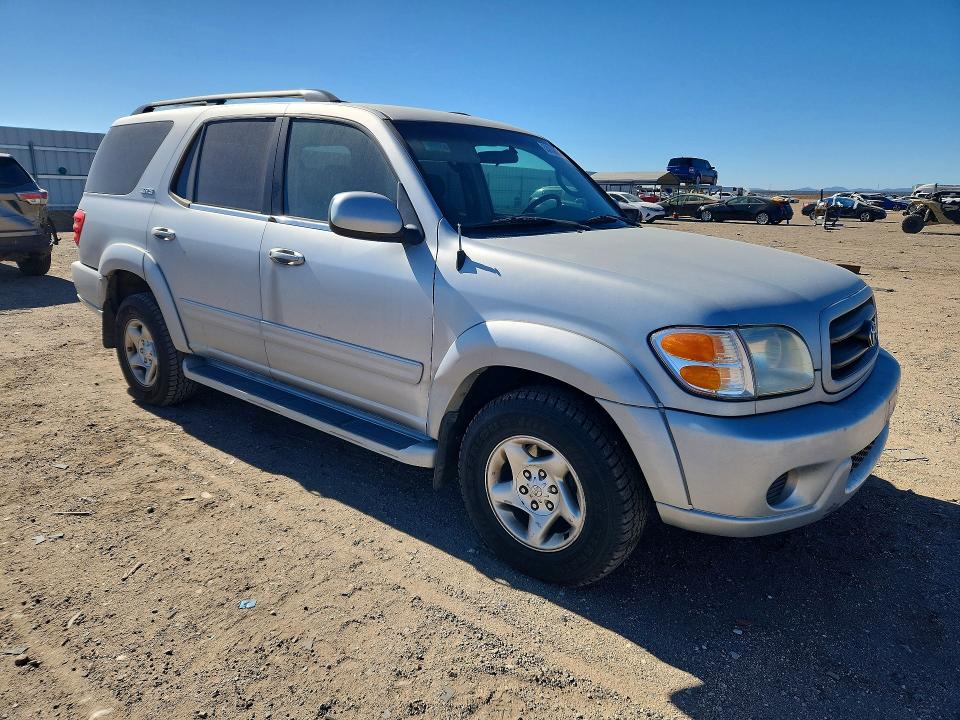 2002 Toyota Sequoia VIN 5TDZT34A02S085926 COPART salvage auction — REAR END, Mt - Dis/Dlr/Exp Only Clean Title, sold $600 on 2026-07-06 (photo 4)