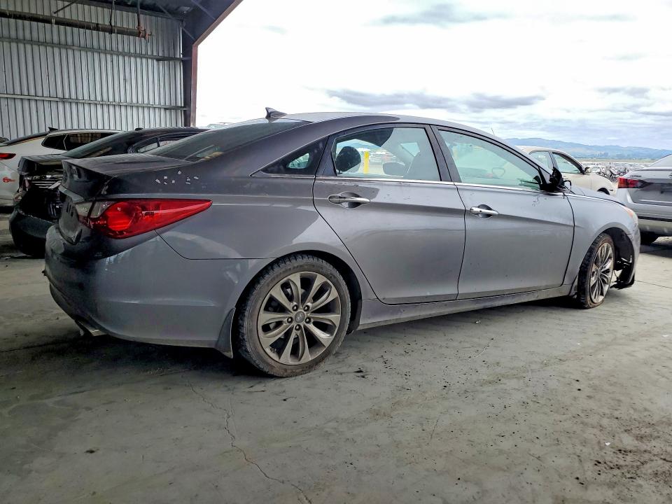 2012 Hyundai Sonata VIN 5NPEC4AC9CH406444 COPART salvage auction — FRONT END, Ca - Salvage Certificate, sold $500 on 2026-07-02 (photo 3)