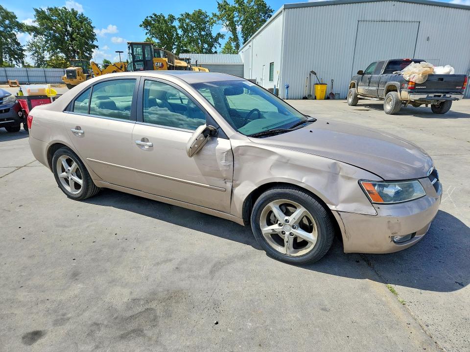 2007 Hyundai Sonata VIN 5NPEU46F67H197914 COPART salvage auction — FRONT END, Ca - Salvage Certificate, sold $775 on 2026-07-13 (photo 4)