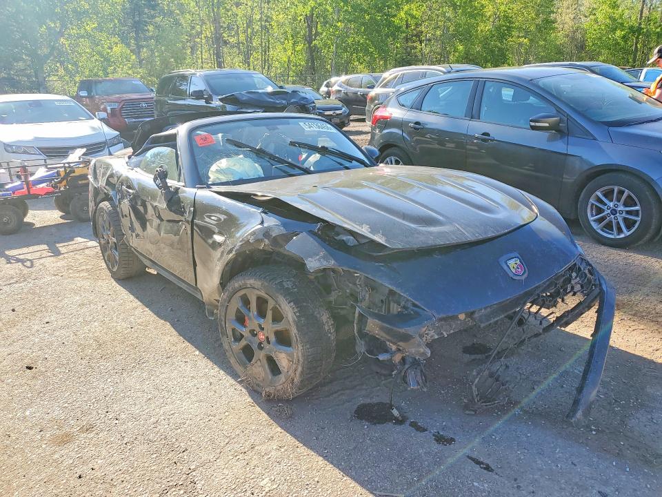 2017 Fiat 124 spider VIN JC1NFAEK3H0125121 COPART salvage auction — SIDE, On - Permit Salvage, sold $175 on 2026-07-28 (photo 4)