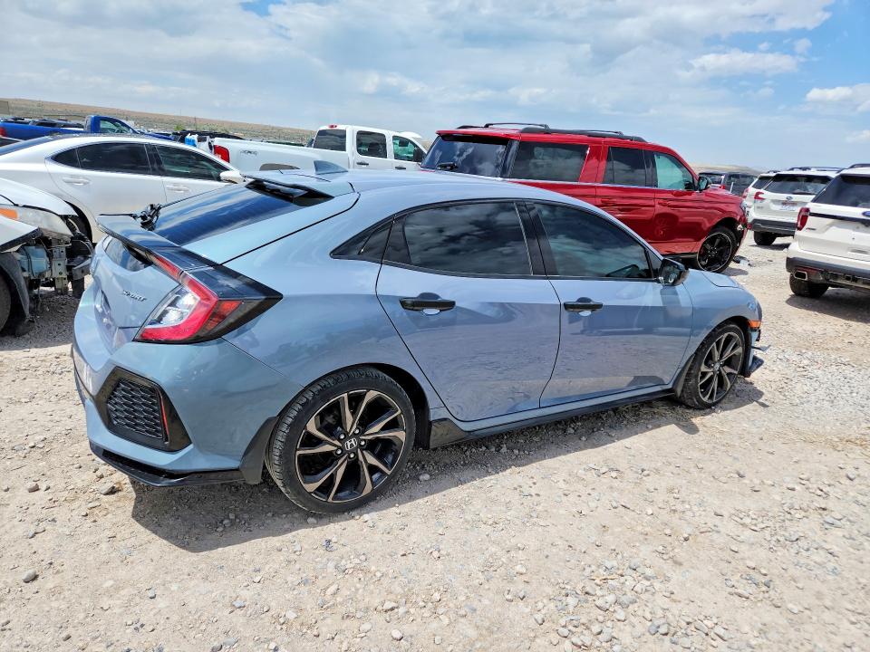 2019 Honda Civic VIN SHHFK7H48KU216041 COPART salvage auction — FRONT END, Ut - Salvage Certificate, sold $7,500 on 2026-07-10 (photo 3)