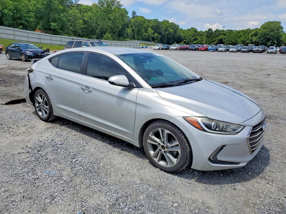 2017 Hyundai Elantra VIN KMHD84LF5HU174633 COPART salvage auction — REAR END, NC - SALVAGE CERTIFICATE OF TITLE, sold $2,250 on 2026-07-15 (photo 4)