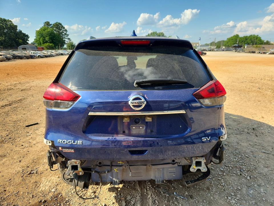 2017 Nissan VIN KNMAT2MT8HP595551 COPART salvage auction — REAR END, Tx - Salvage Vehicle Title, sold $2,050 on 2026-07-08 (photo 6)