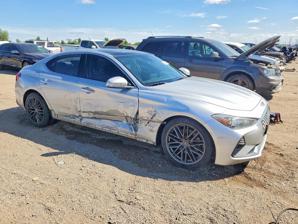 2019 Genesis G70 VIN KMTG34LA4KU012828 COPART salvage auction — SIDE, Il - Salvage Certificate, sold $4,450 on 2026-07-28 (photo 4)