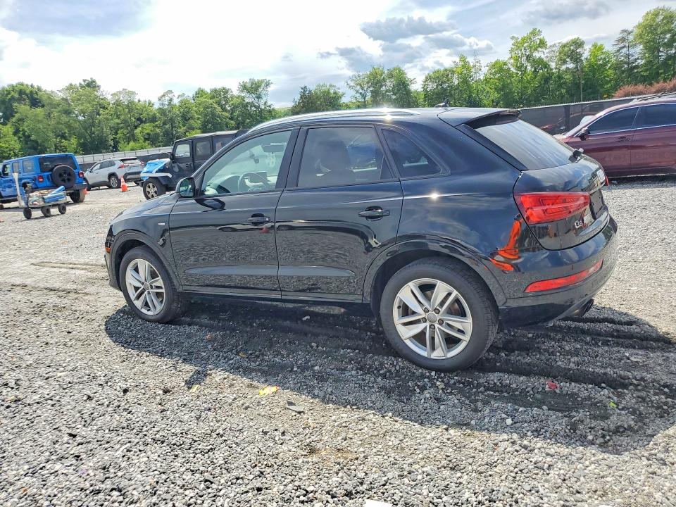 2018 Audi Q3 VIN WA1ECCFS7JR018364 COPART salvage auction — ENGINE BURN, Sc - Cert Of Title-Salvage Fire, sold $2,900 on 2026-07-29 (photo 2)