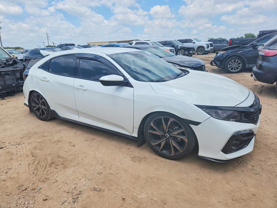 2019 Honda Civic VIN SHHFK7G42KU220250 COPART salvage auction — MECHANICAL, Tx - Salvage Vehicle Title, sold $4,150 on 2026-07-16 (photo 4)