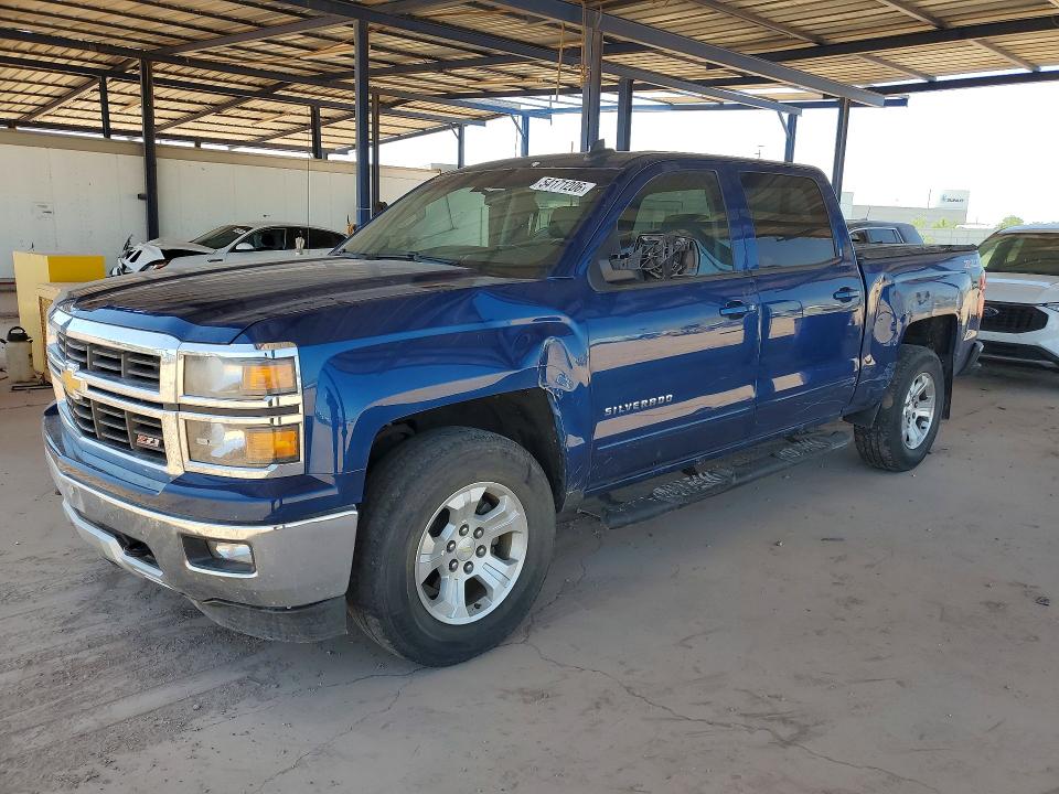 2015 Chevrolet Silverado VIN 3GCUKREC7FG330192 COPART salvage auction — FRONT END, Az - Cert Of Title - Salvage, sold $7,500 on 2026-07-02 (photo 1)