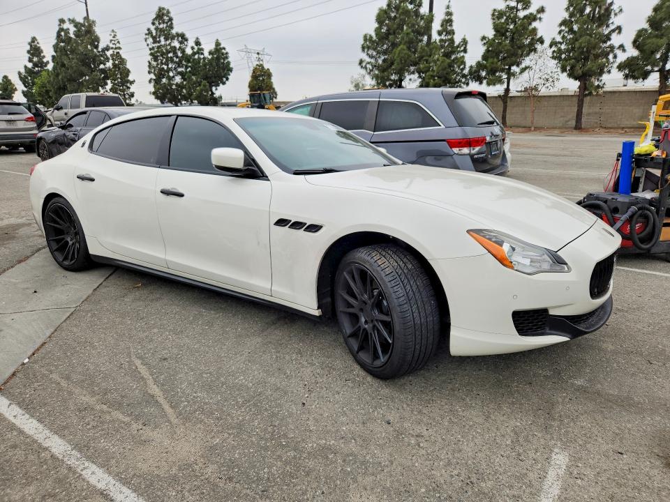 2016 Maserati Quattroporte VIN ZAM56RPA3G1184356 COPART salvage auction — REAR END, Ca - Salvage Certificate, sold $2,950 on 2026-07-02 (photo 4)