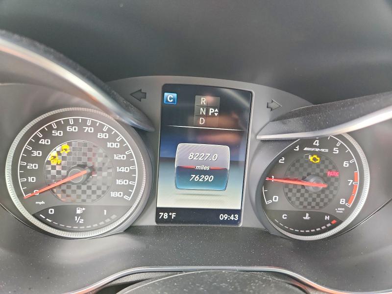 2019 Mercedes-benz Glc VIN WDC0J6EB5KF628804 COPART salvage auction — FRONT END, Tx - Certificate Of Title, sold $9,600 on 2026-07-09 (photo 9)
