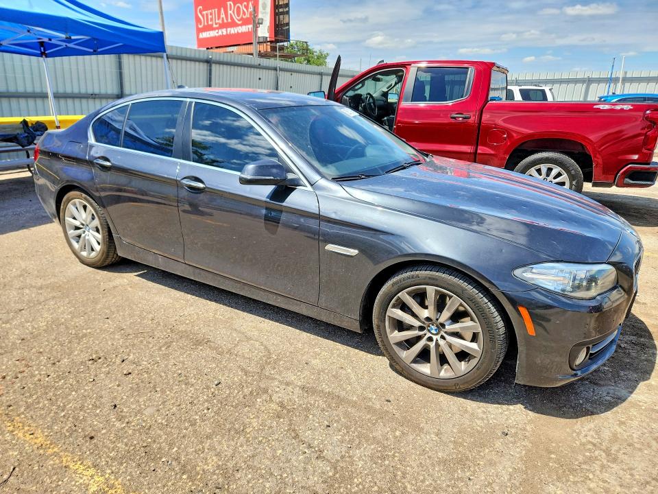 2016 BMW 5er VIN WBA5B3C56GG256859 COPART salvage auction — HAIL, Ks - Cert Of Title-Salvage, sold $4,050 on 2026-07-22 (photo 4)