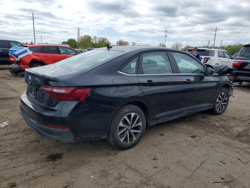2024 Volkswagen Jetta VIN 3VW5M7BU1RM030893 COPART salvage auction — FRONT END, Fl - Certificate Of Destruction, sold $1,600 on 2026-07-09 (photo 3)