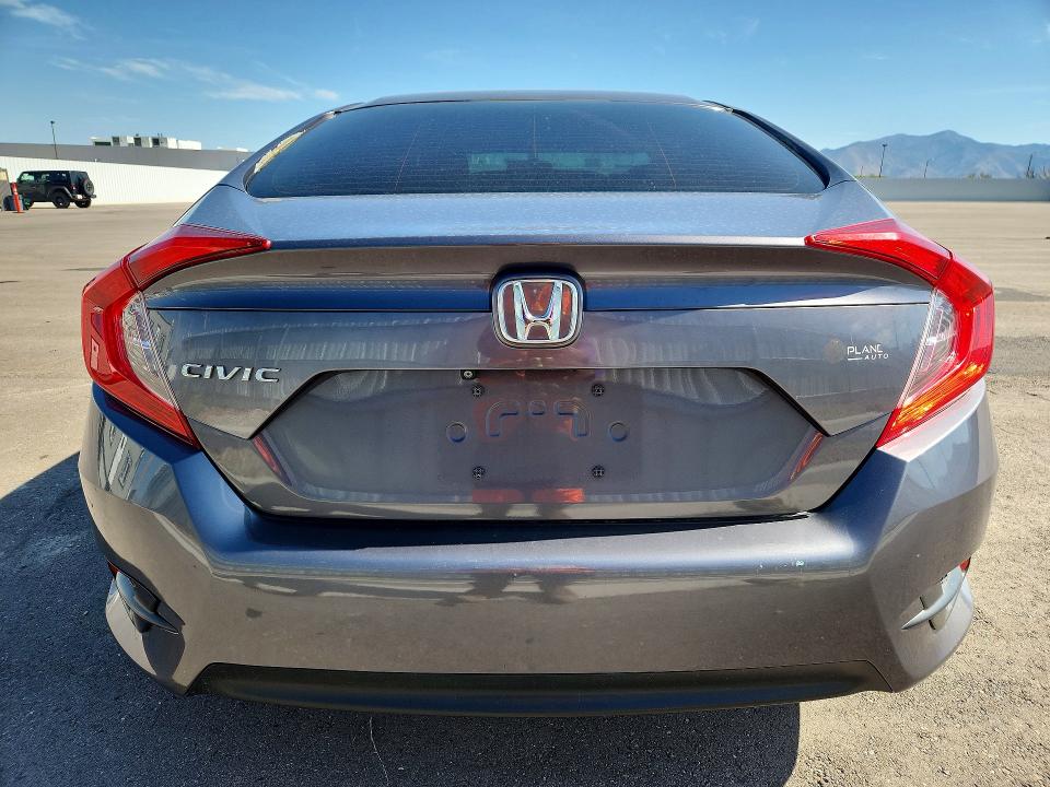 2016 Honda Civic VIN 19XFC2F51GE004656 COPART salvage auction — FRONT END, Ut - Salvage Certificate, sold $2,400 on 2026-07-02 (photo 6)