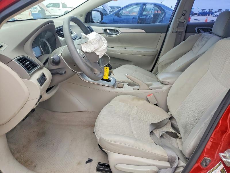 2014 Nissan Sentra VIN 3N1AB7AP8EY304129 COPART salvage auction — FRONT END, Tx - Salvage Vehicle Title, sold $450 on 2026-07-09 (photo 7)