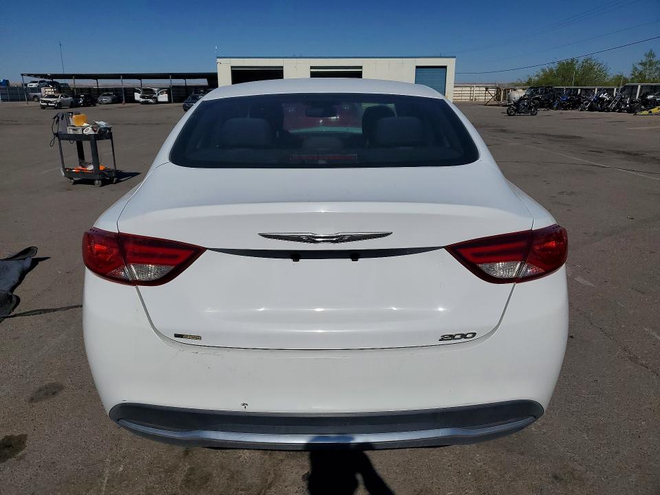 2015 Chrysler 200 VIN 1C3CCCAB4FN580150 COPART salvage auction — FRONT END, Tx - Salvage Vehicle Title, sold $375 on 2026-07-17 (photo 6)
