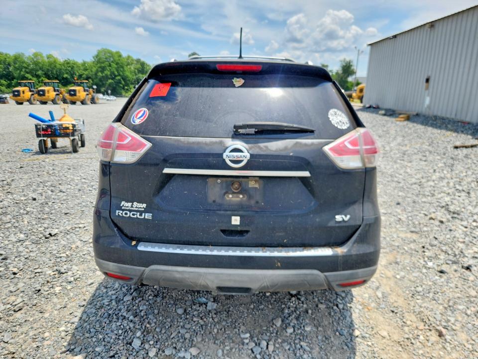 2016 Nissan Rogue VIN KNMAT2MT6GP729228 COPART salvage auction — FRONT END, Ga - Bill Of Sale - Parts Only, sold $325 on 2026-07-14 (photo 6)