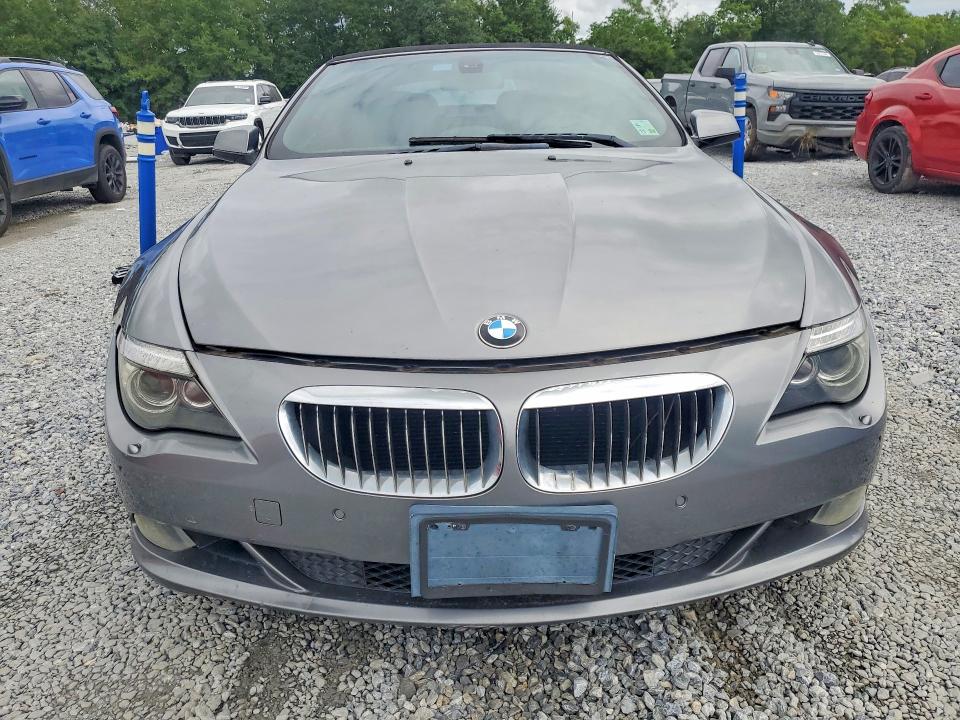 2010 BMW 6 series VIN WBAEB5C59AC225583 COPART salvage auction — NORMAL WEAR, La - Certificate Of Title, sold $500 on 2026-07-27 (photo 5)