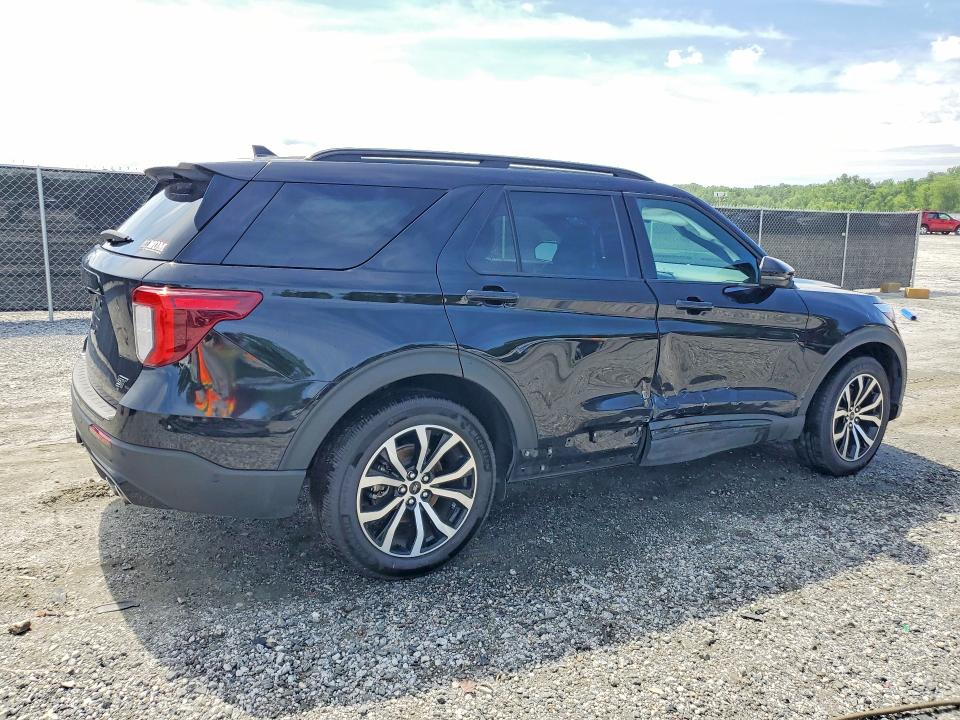 2020 Ford Explorer VIN 1FM5K8GC0LGB46663 COPART salvage auction — SIDE, Sc - Cert Of Title-Salvage, sold $10,400 on 2026-07-29 (photo 3)