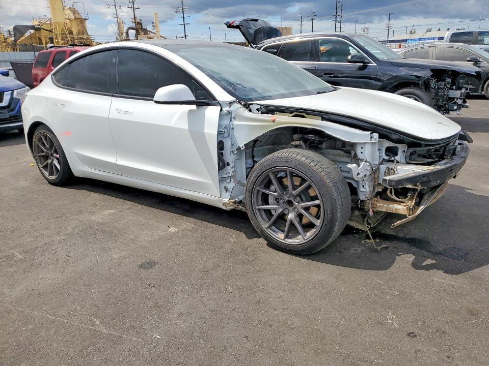 2021 Tesla VIN 5YJ3E1EA0MF073222 COPART salvage auction — FRONT END, Ca - Salvage Certificate, sold $7,100 on 2026-07-06 (photo 4)