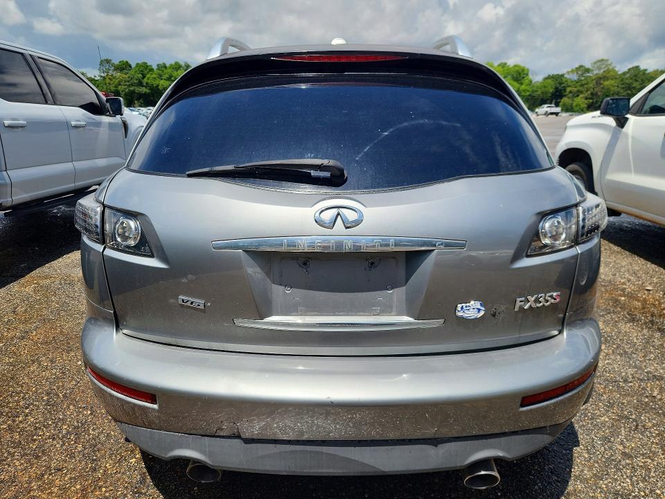 2008 Infiniti Fx35 VIN JNRAS08U68X101732 COPART salvage auction — MINOR DENT/SCRATCHES, AL - CERT OF TITLE-REBUILT, sold $250 on 2026-07-27 (photo 6)