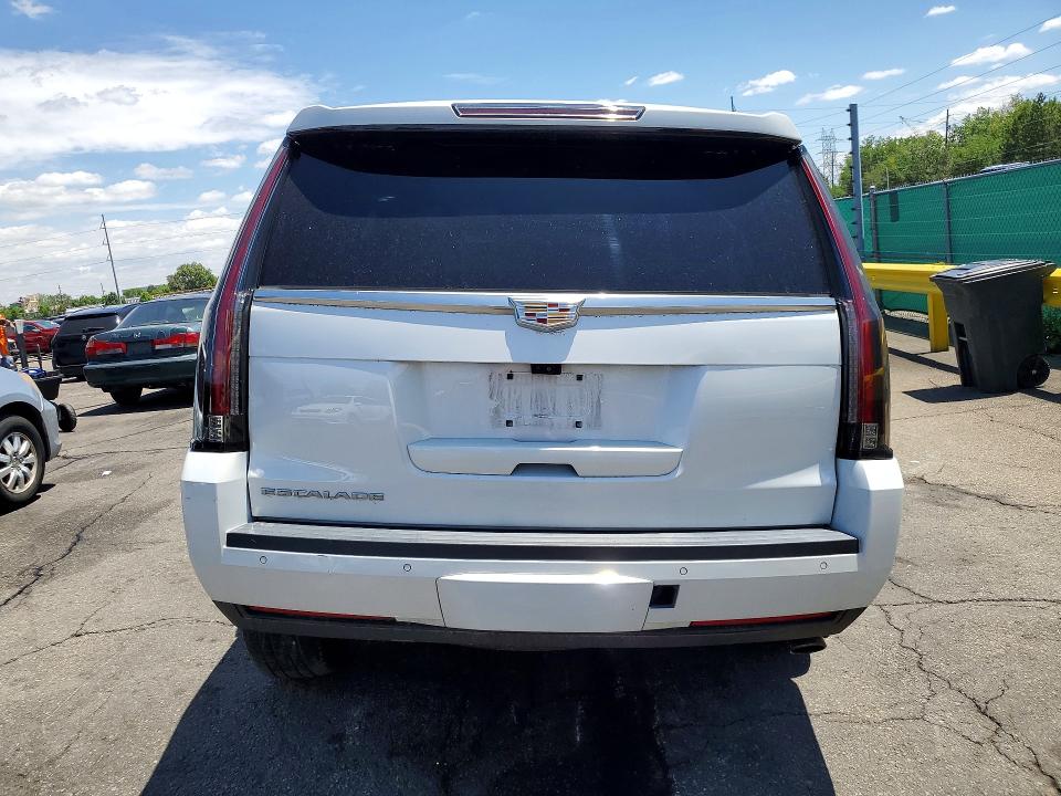 2020 Cadillac Escalade VIN 1GYS4CKJXLR142001 COPART salvage auction — FRONT END, Id - Salvage Certificate Of Title, sold $13,600 on 2026-08-18 (photo 6)