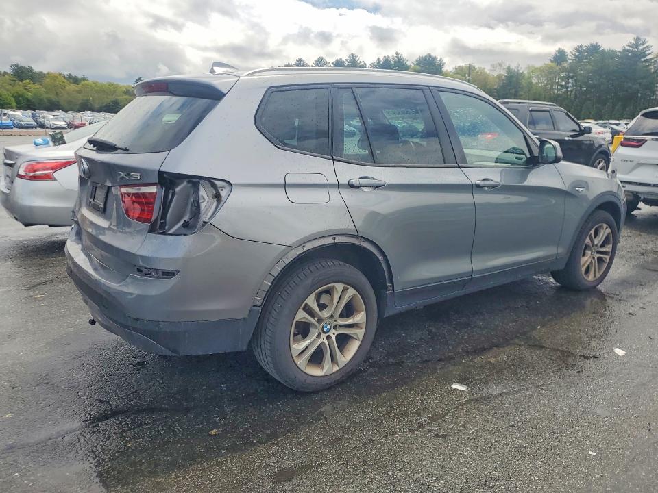 2015 BMW X3 VIN 5UXWX7C59F0K31895 COPART salvage auction — REAR END, Wv - Salvage Certificate, sold $725 on 2026-07-03 (photo 3)
