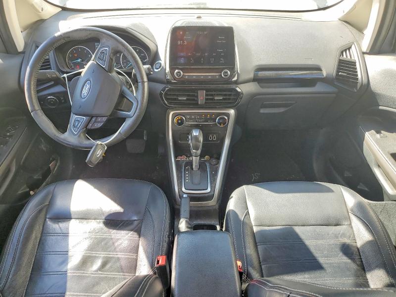 2019 Ford Ecosport VIN MAJ6S3KL7KC272596 COPART salvage auction — FRONT END, Ut - Salvage Certificate, sold $2,050 on 2026-07-20 (photo 8)