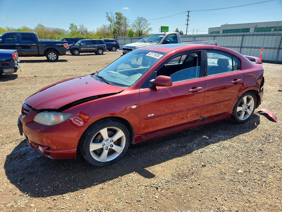 2006 Mazda 3 VIN JM1BK323361491520 COPART salvage auction — REAR END, IL - SALVAGE CERTIFICATE, sold $225 on 2026-07-17 (photo 1)