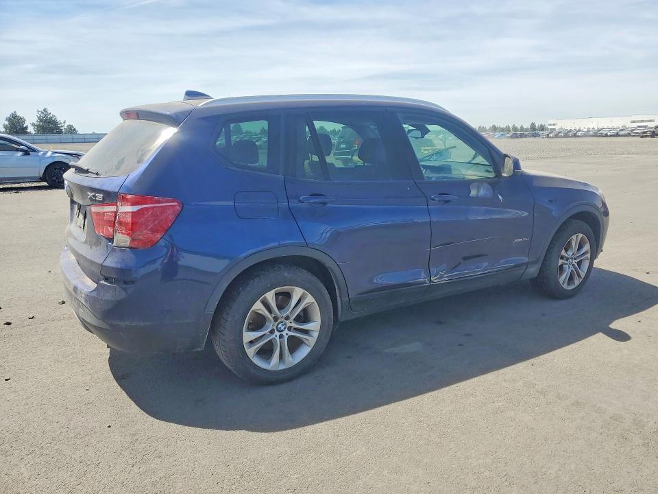 2016 BMW X3 VIN 5UXWX7C53G0K36575 COPART salvage auction — MECHANICAL, WV - CERTIFICATE OF TITLE, sold $30 on 2026-07-29 (photo 3)