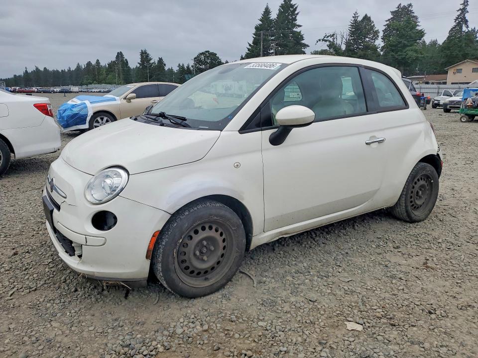 2015 Fiat 500 VIN 3C3CFFAR9FT619692 COPART salvage auction — SIDE, Wa - Bill Of Sale, sold $475 on 2026-07-10 (photo 1)