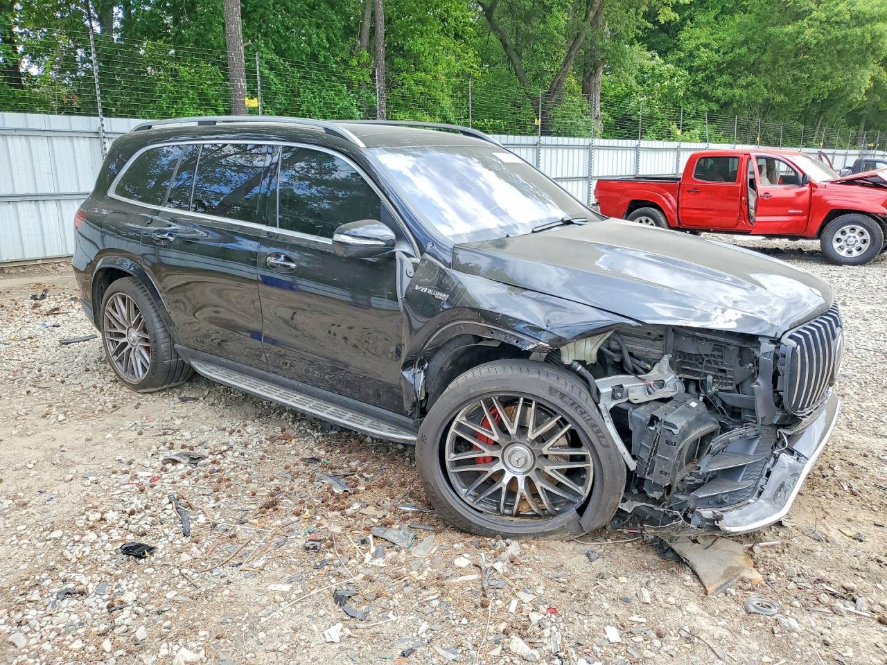 2024 Mercedes-Benz GLS-Class VIN 4JGFF8KE3RB130612 COPART salvage auction — Front End, GA - CERT OF TITLE-SALVAGE, sold $52,000 on 2026-06-26 (photo 4)