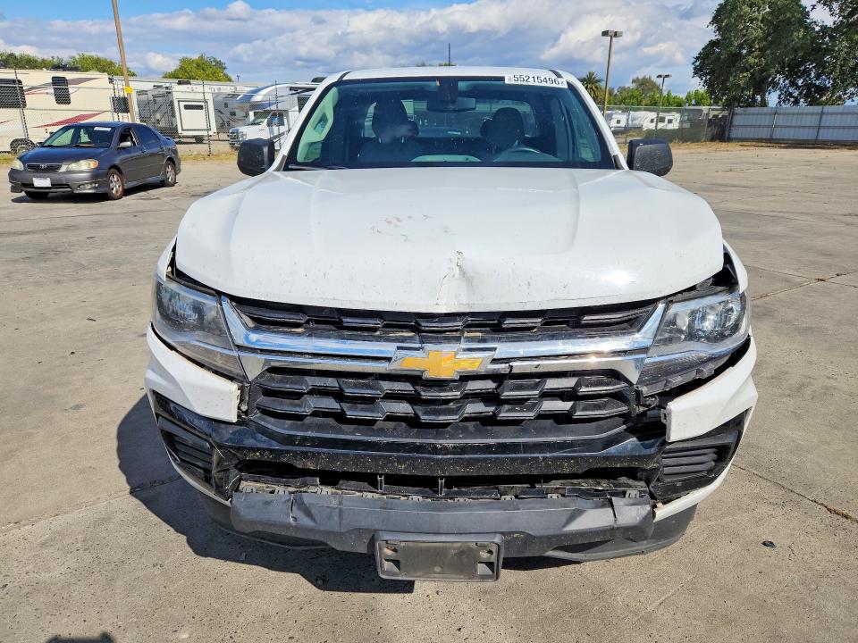 2022 Chevrolet Colorado VIN 1GCHSBEN6N1221519 COPART salvage auction — FRONT END, Salvage Title, sold $3,200 on 2026-07-27 (photo 5)