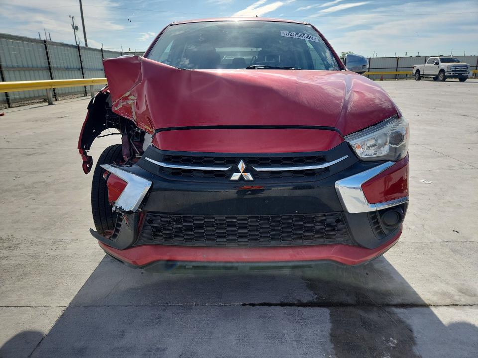 2018 Mitsubishi Outlander VIN JA4AP3AU1JU009443 COPART salvage auction — FRONT END, Tx - Salvage Vehicle Title, sold $2,550 on 2026-07-14 (photo 5)