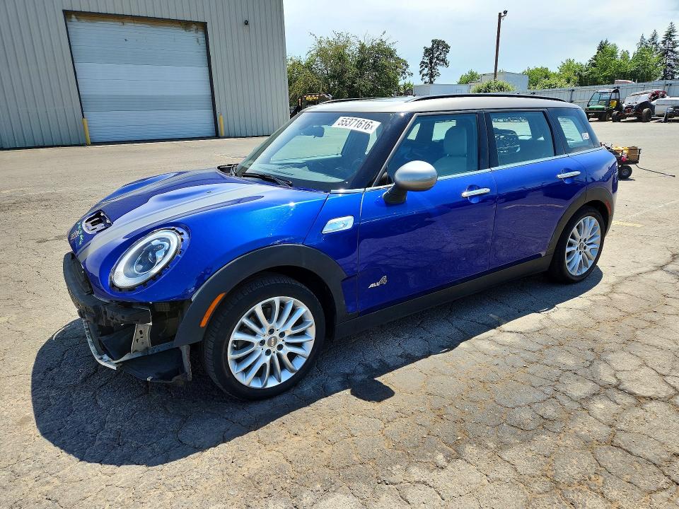 2019 Mini VIN WMWLU5C56K2G04844 COPART salvage auction — FRONT END, Or - Salvage Title Certificate, sold $3,050 on 2026-07-27 (photo 1)