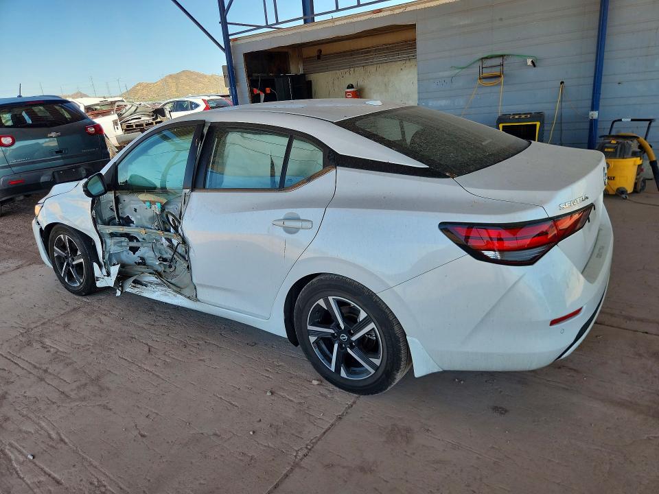 2024 Nissan Sentra VIN 3N1AB8CV2RY383580 COPART salvage auction — SIDE, Az - Cert Of Title - Salvage, sold $1,250 on 2026-07-30 (photo 2)